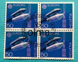 Viererblock Nr.812 Stempelt  Schweizer Messe Olma St.Gallen
