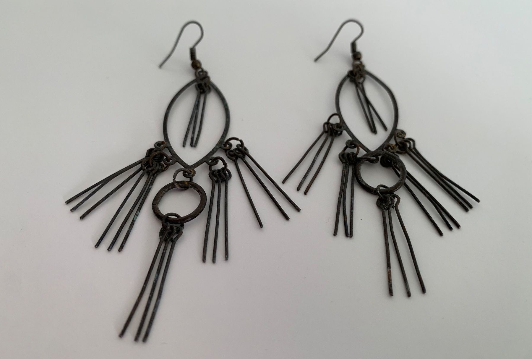 Boucles d'oreille: Hakenohrringe zum Statement/Boho Chic Look - Schnäppchen! – D'occasion à Basel par cat_sq5m 2