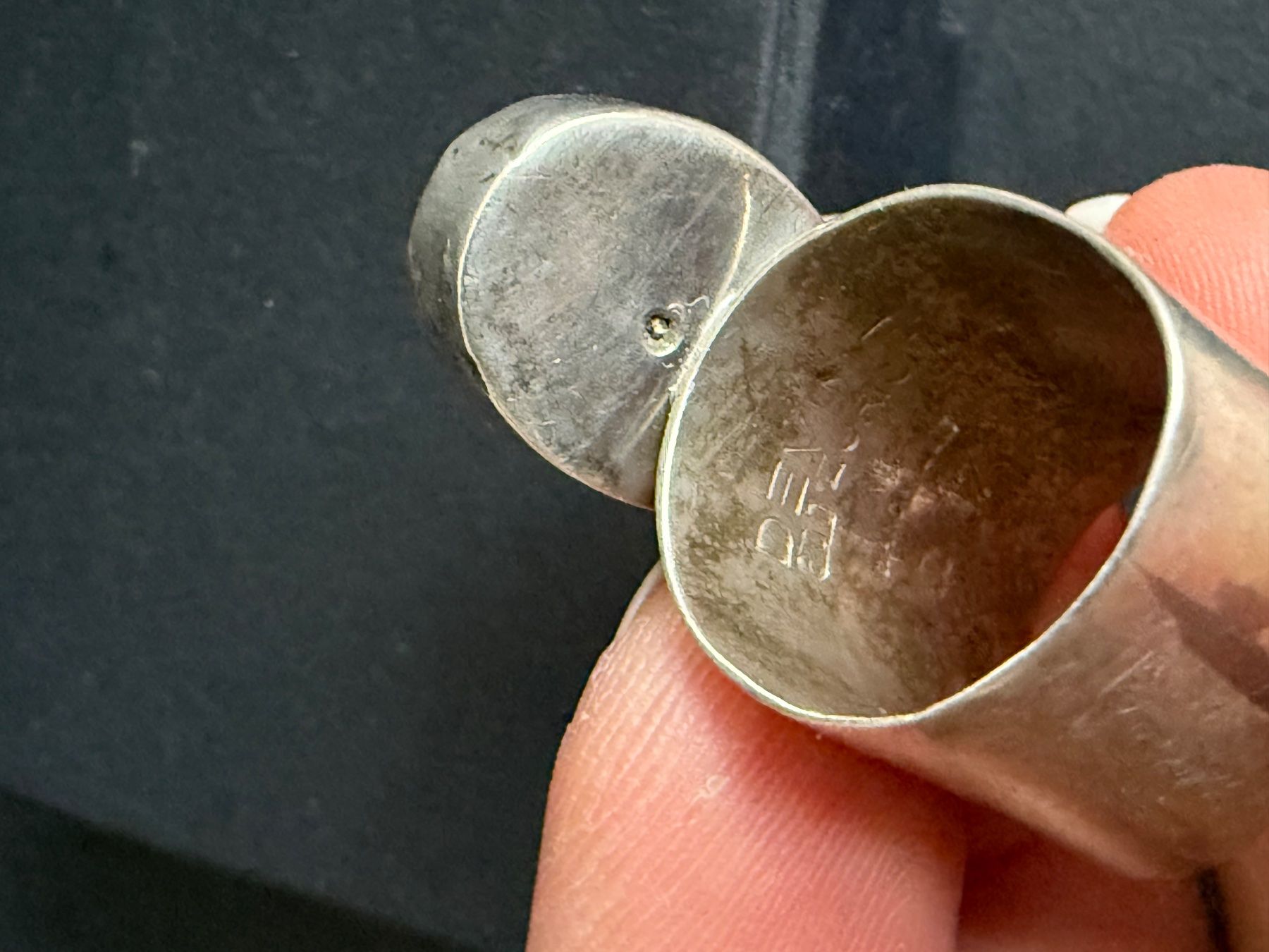 Anelli: Spezieller Silber Ring mit Onyx 800 – Usato da Spiegel b. Bern venduto da Rogger72 2
