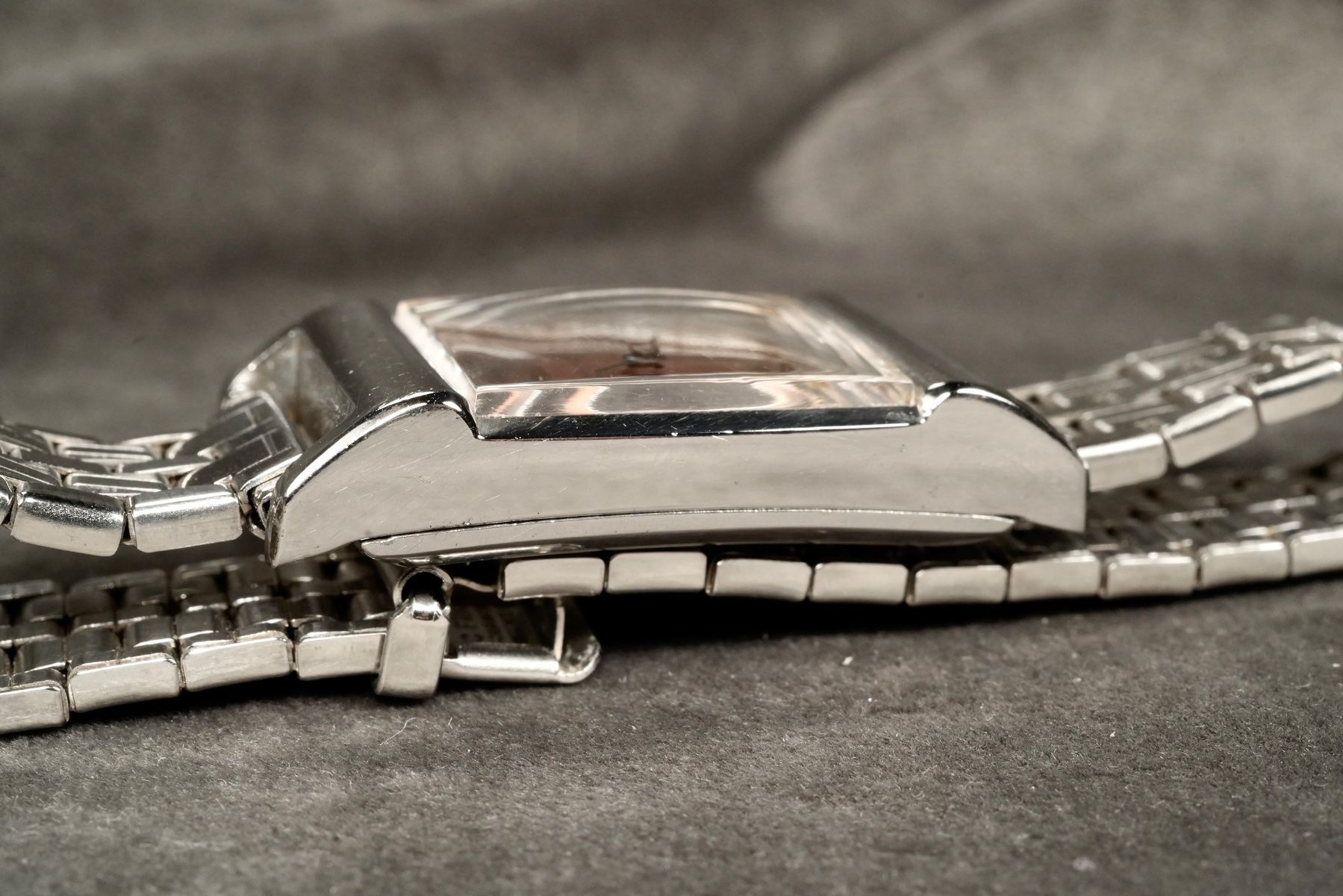 Eterna Orologi: Eterna - Tank Canapé Art-Deco Steel Rectangular 1940 Uhr – Usato da Morcote venduto da chronoservice 8