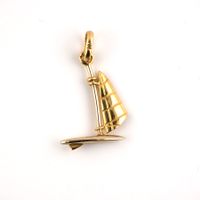Goldanhänger 18K Segelboot