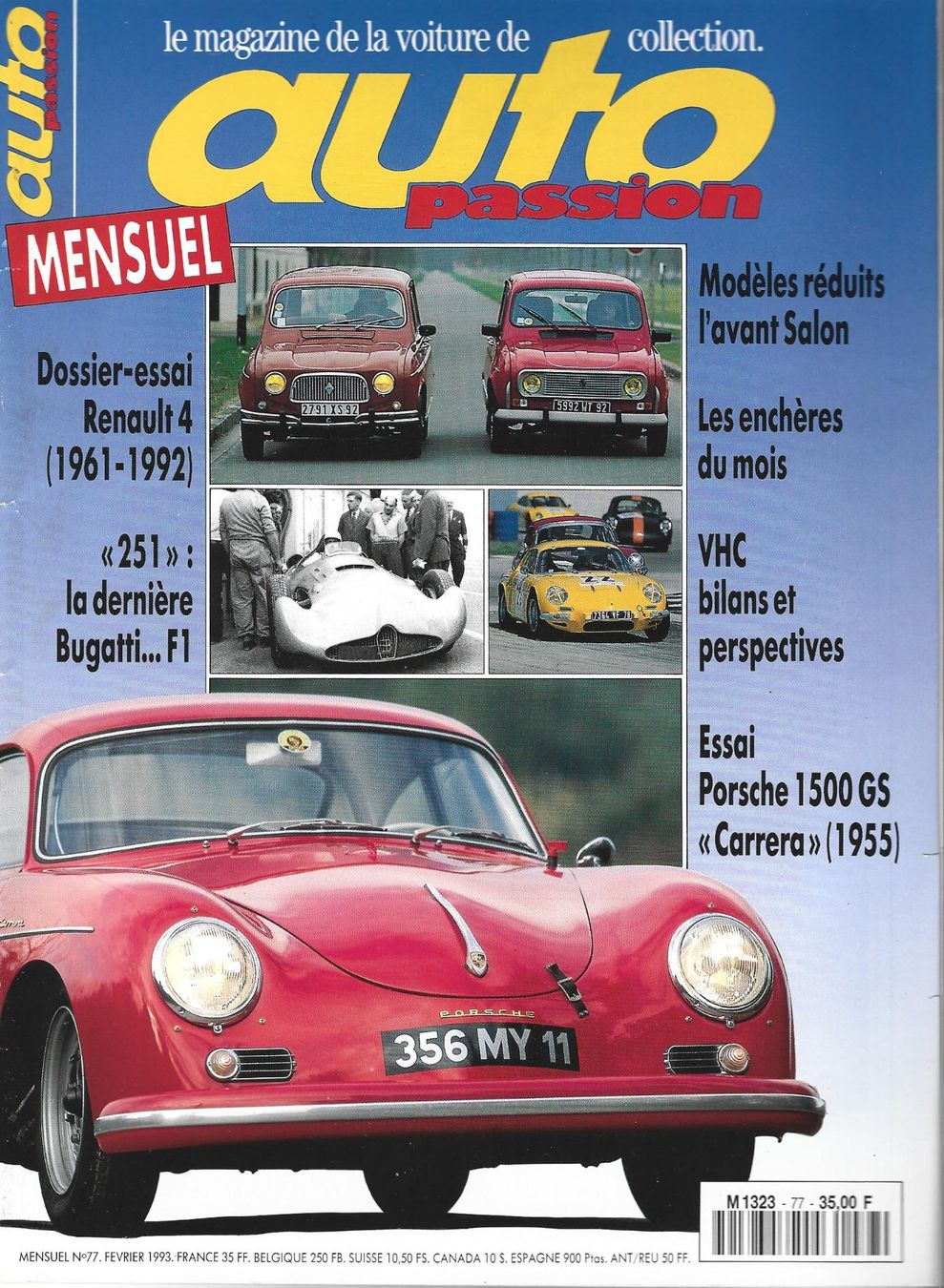 Libri: Auto Passion No 77, février 1993 – Usato da Fontainemelon venduto da Jice12