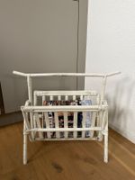 Zeitungsständer, Zeitschriftenhalter, Bambus Shabby Boho