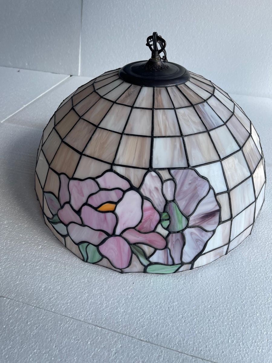Lampadari & plafoniere: Floral Rose: Deckenleuchte im Tiffany Still – Usato da Luzern venduto da Fabian_Ni 7