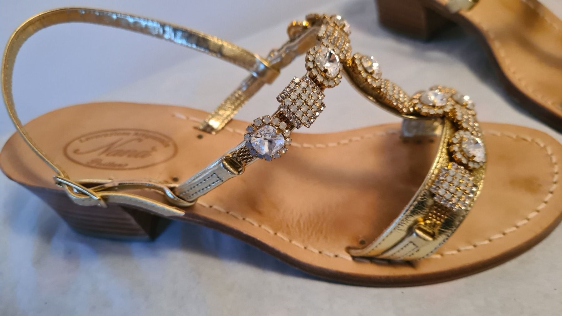 Scarpe da donna: SANDALI Positano Handarbeit  original – Usato da Minusio venduto da Ninfa54 2