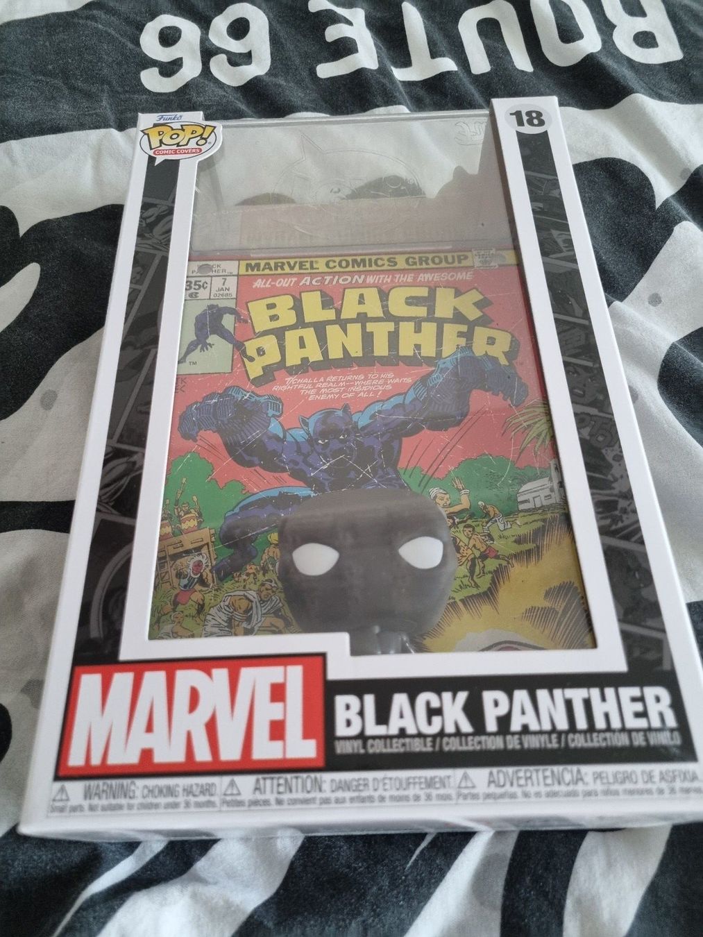 Funko Statuette: Funko Pop Black Panther Comic Cover – Nuovo e nell'imballaggio originale da Zürich venduto da Sams_FunkoandComics_