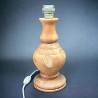Lampe artisanale bois de poirier par HUMBERT DUFOUR Suisse