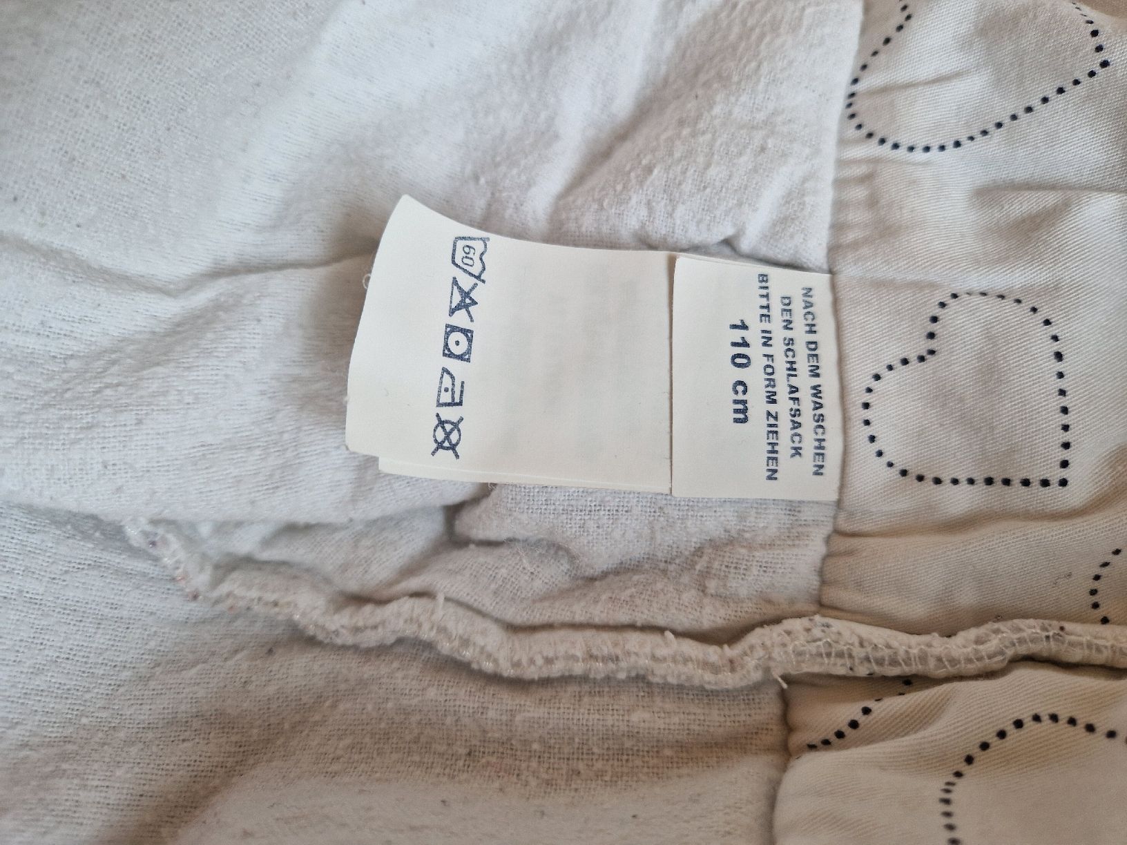 Alvi Sacchi a pelo: Alvi Schalfsack Gr. 110 mit Herzen – Usato da Wädenswil venduto da jah_6z56 2