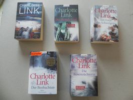 5  Bücher Taschenbuch von Autorin Charlotte Link 2010- 2016