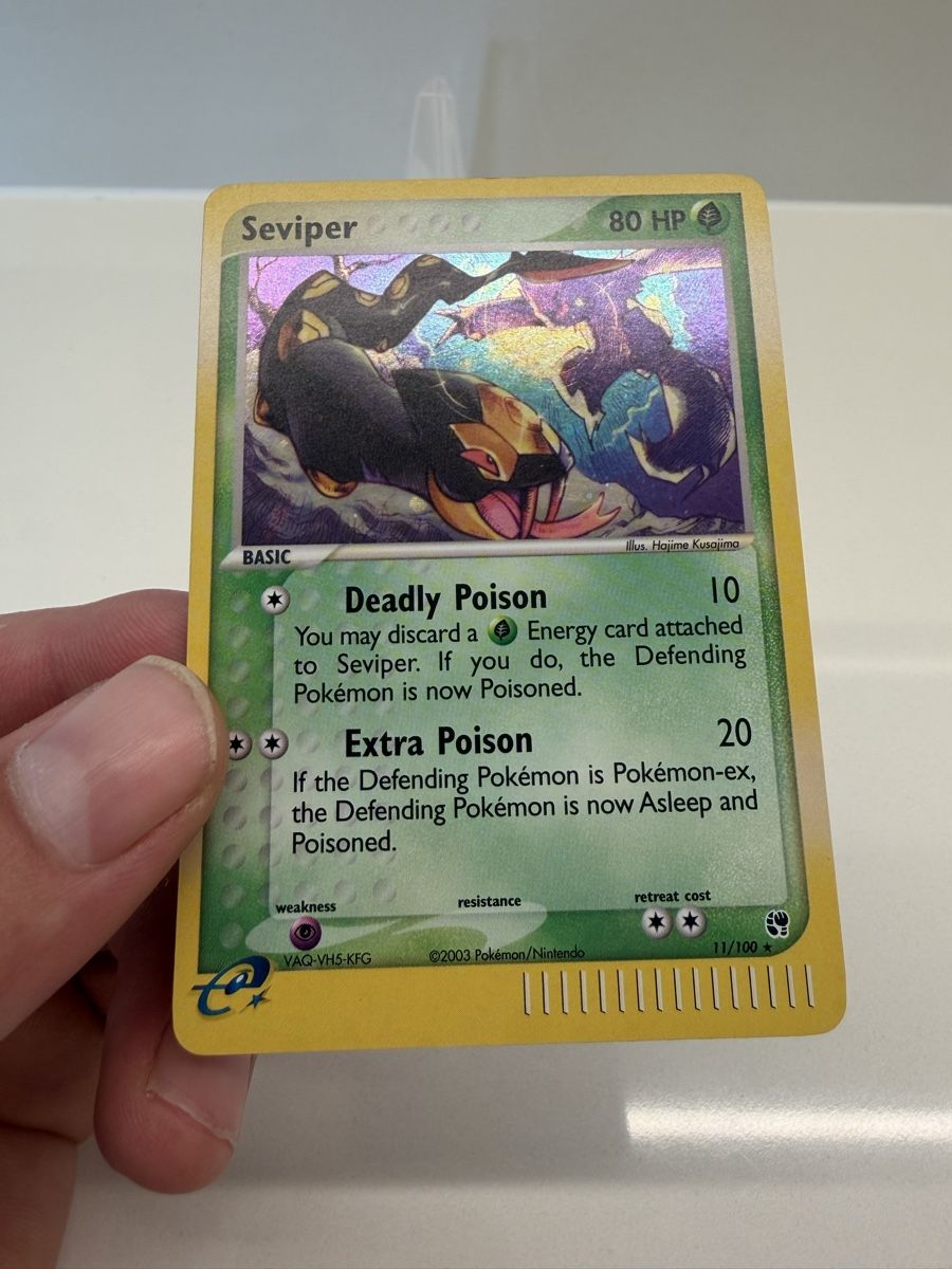 Pokémon Sammelbilder & Trading cards: Seviper Holo Rare EX Sandstorm 2003 – Gebraucht aus Arlesheim von WungaBunga 3