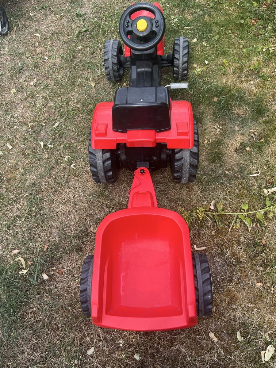 Smoby Veicoli per bambini: Trettraktor mit Anhänger – Usato da Schlieren venduto da kikilina 3