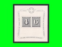 "100 Jahre Schweiz. Postmarken" (1943)