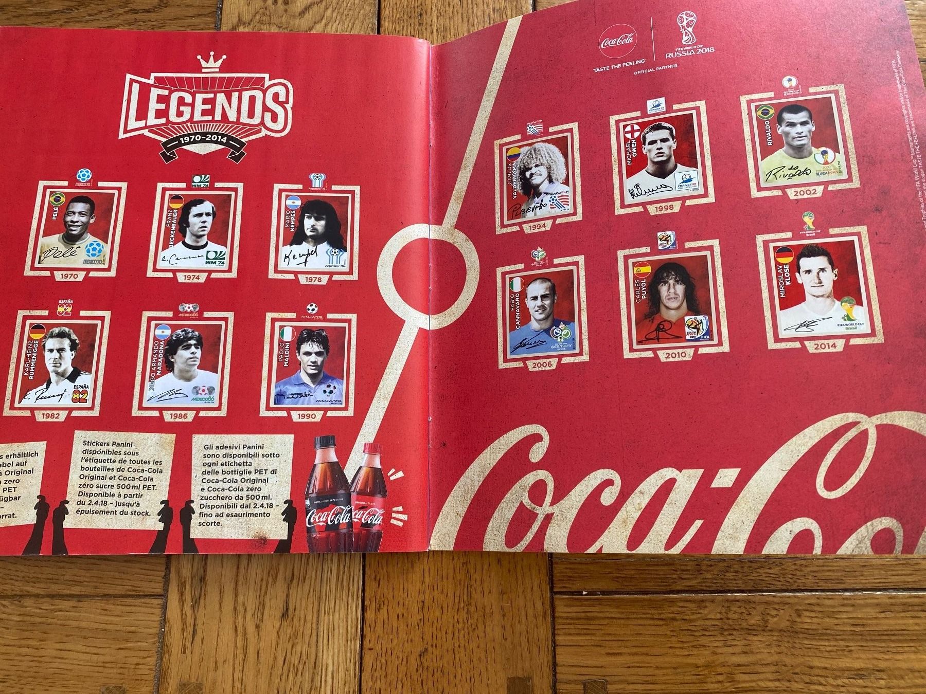 Panini Album: Panini WM 2018 – Usato da Abtwil SG venduto da Zwiebi 2