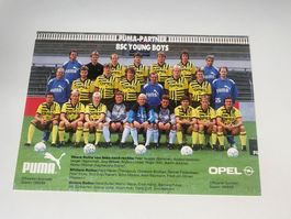 Mannschaftskarte BSC Young Boys 1988/89 🇨🇭 - Rarität