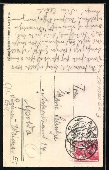 Cartes postales: Arosa, Teilansicht mit Kirche im Winter – D'occasion à Berlin par bartko-reher 1