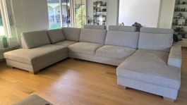 IKEA SÖRVALLEN U-Sofa – Hellgrau