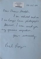 Paul Rogers (1917-2013) Schauspieler - Autogramm
