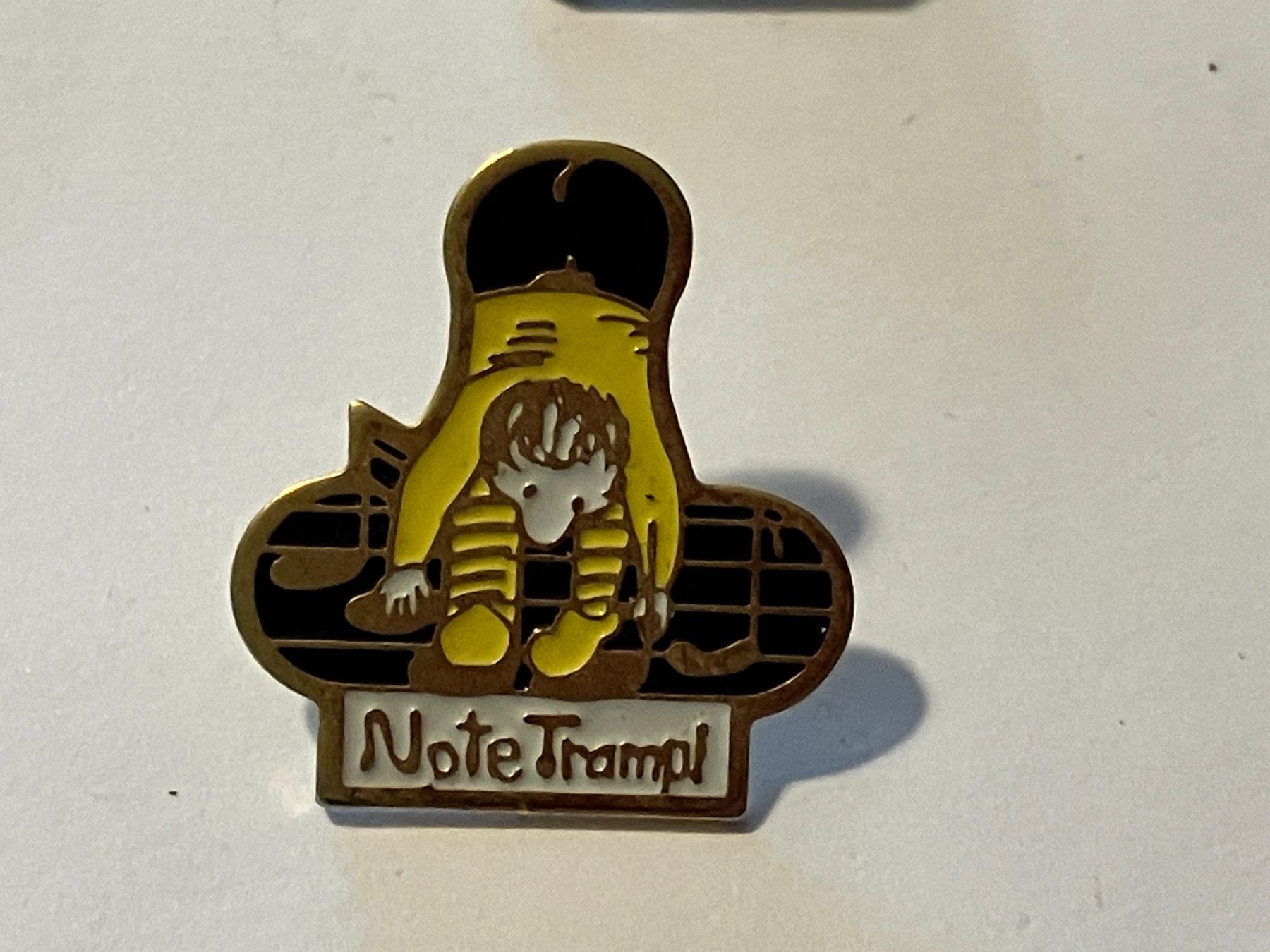 Plaketten & Abzeichen: 1 Pin Note Trampi – Gebraucht aus Basel von djwwpp