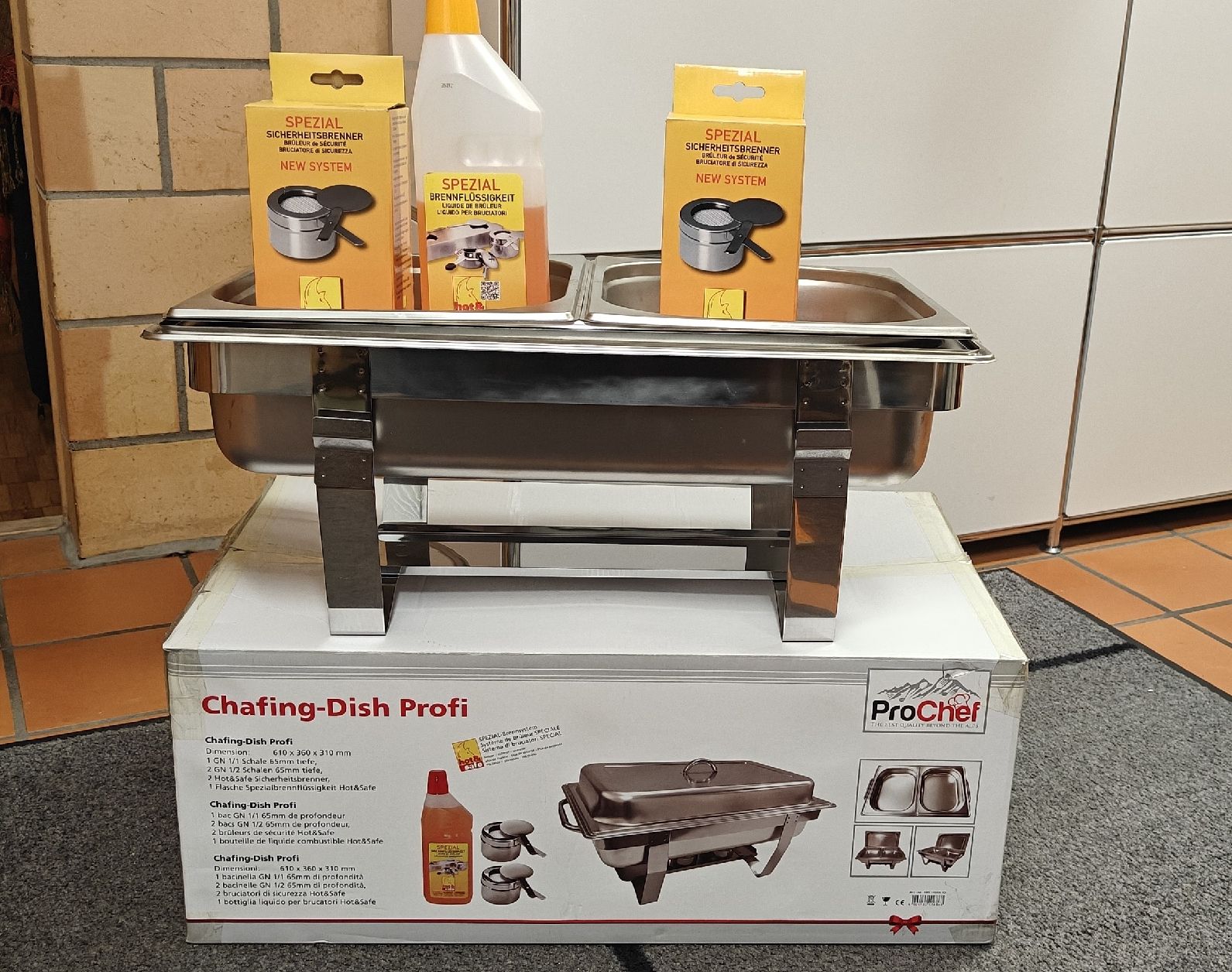 Küchengeräte: Chafing Dish Profi – Neu (gemäss Beschreibung) aus Lätti von saendae 6