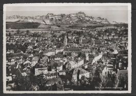 ST. GALLEN mit SÄNTIS / top Frankatur 1948     (R