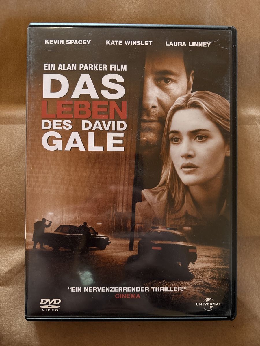 Tutti i DVDs: Das Leben des David Gale (2204) – Usato da Ruswil venduto da Slivio_