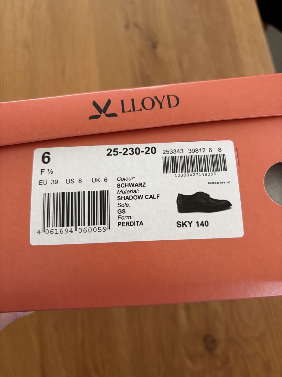 Lloyd Chaussures femmes: Halbschuhe - Lloyd - Grösse 39 - neu – Neuf avec emballage d'origine à Baar par Colette18 4