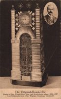 Originale Kunst-Uhr Postkarte von 1907, Rarität! Top!