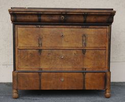 edle antike Kommode Louis Philippe - Biedermeier