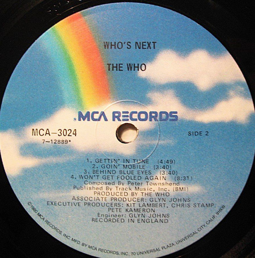 Schallplatten: THE WHO "Who's Next"  LP in VG++/EX    TOP WARE!!! – Gebraucht aus Monthey von  4
