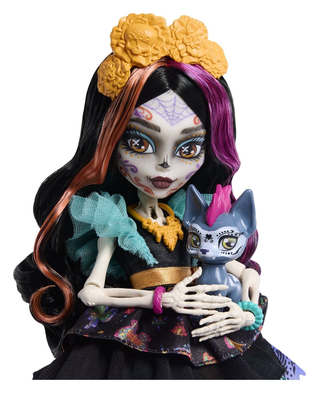Bambole: Monster High poupée Skelita Calaveras – Nuovo e nell'imballaggio originale da St-Imier venduto da ATTAKSHOP 6