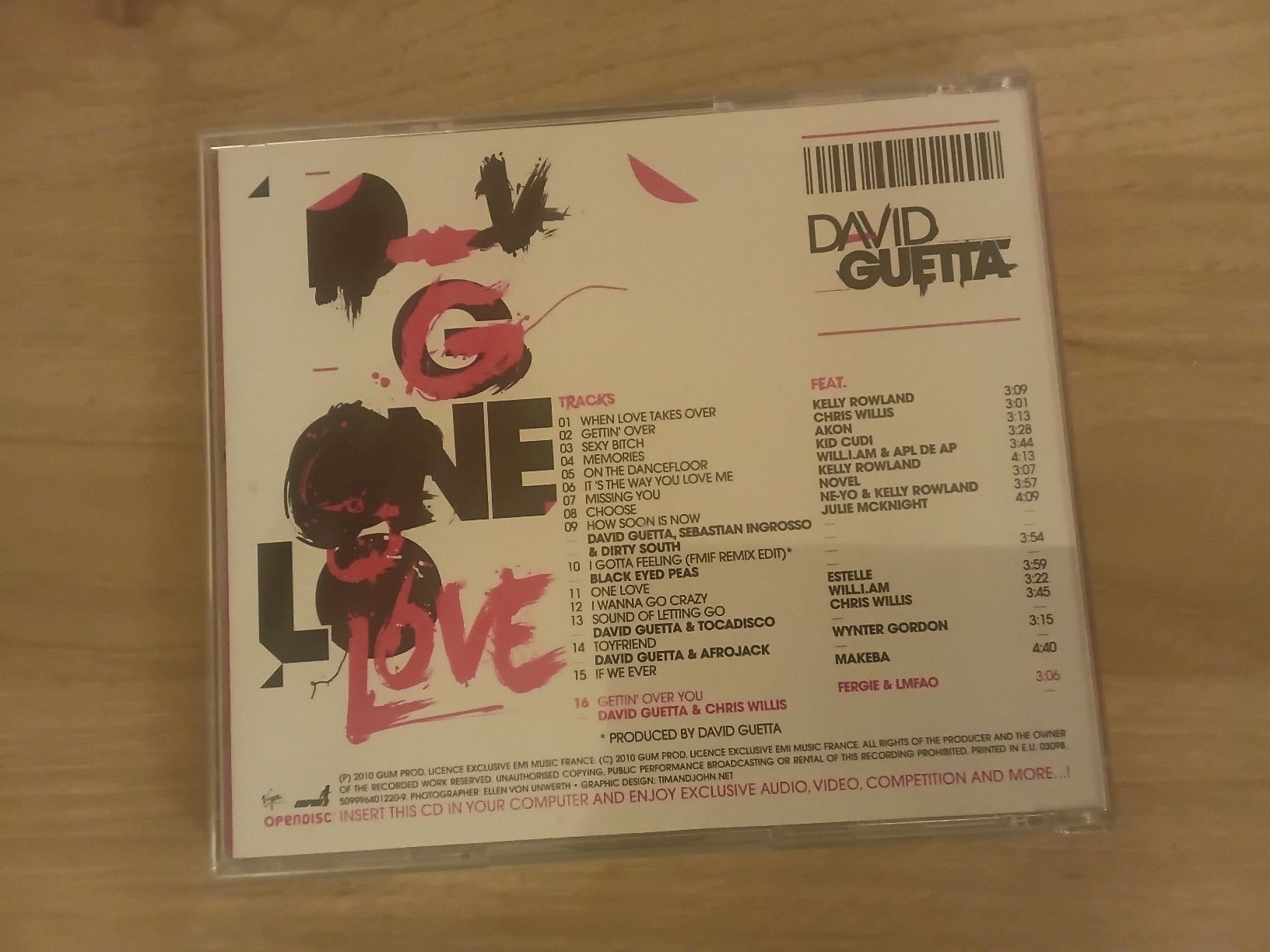 CD: David Guetta – Usato da Liebefeld venduto da CD-Urs 1
