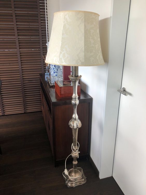 Elegant Designs LT1025-AQU Tischlampe – Leder & Stoff, Rosa/weiß, 53 Cm Hoch
