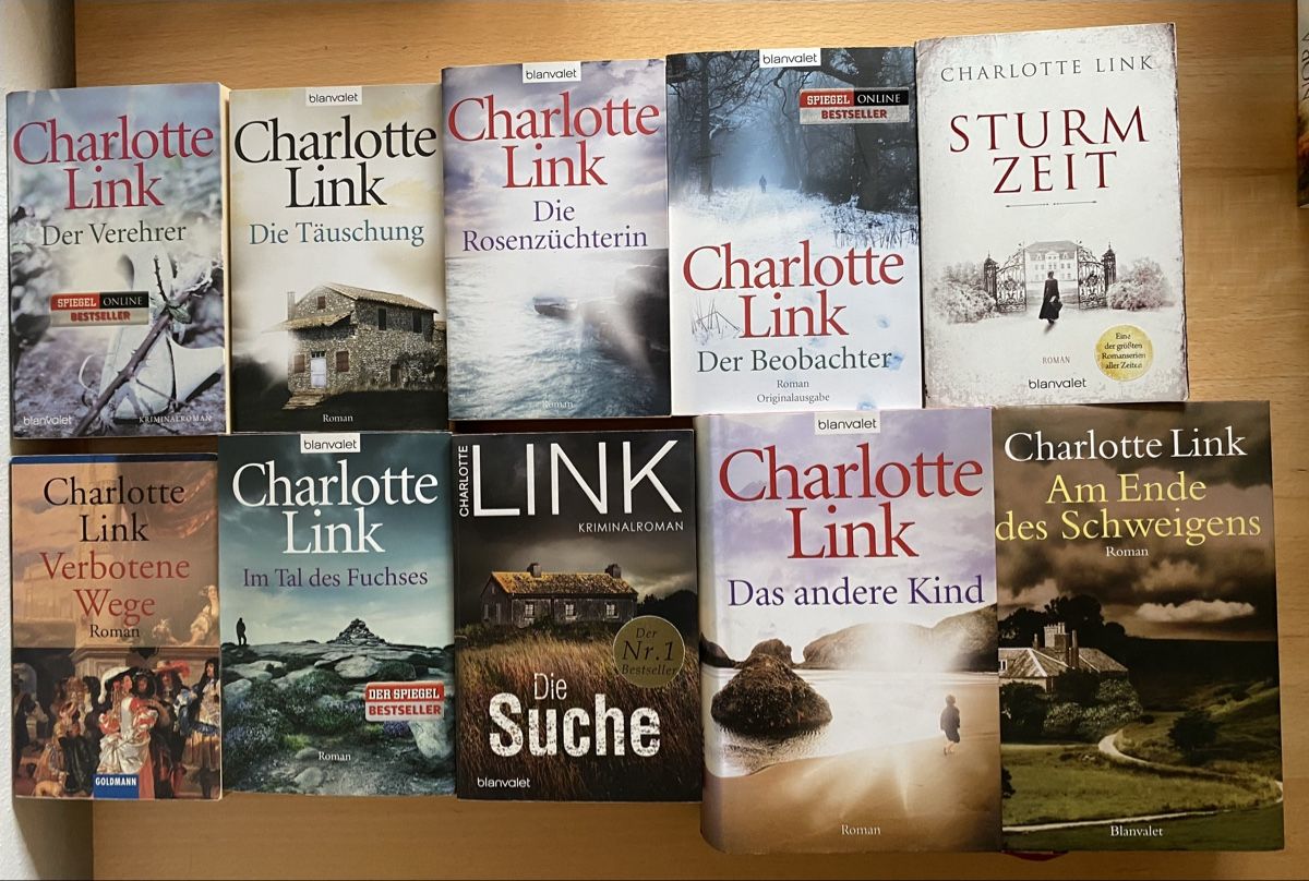 Libri: 10 Bücher/Romane von Charlotte Link – Usato da Schwarzenburg venduto da Michellu 3