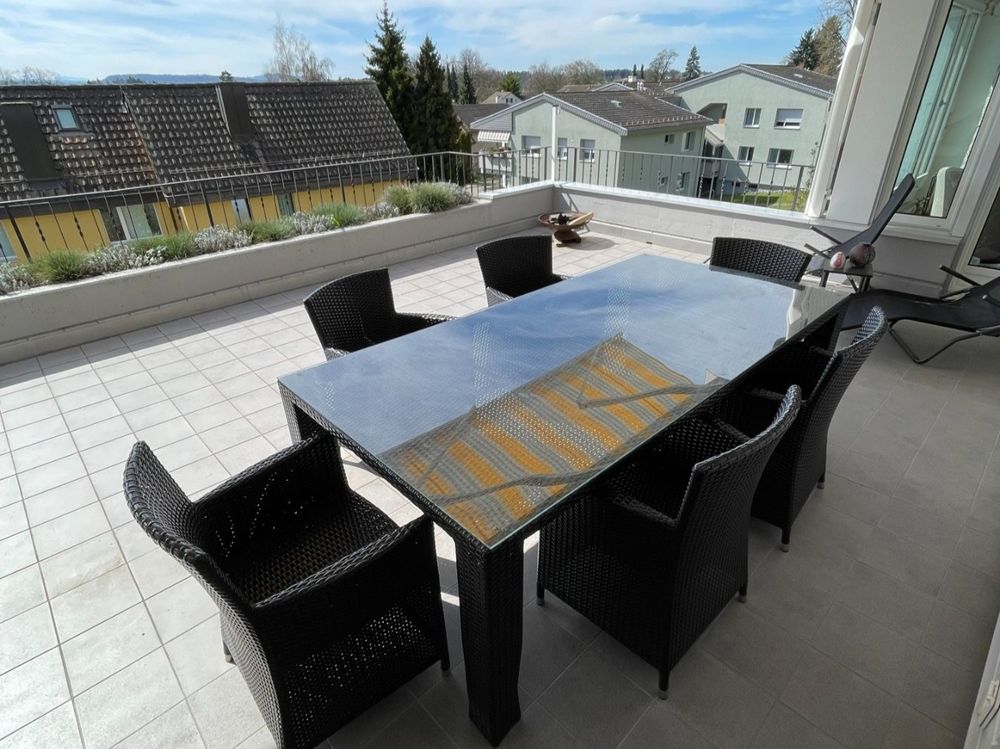 Esstisch mit 6 Stühlen / Outdoor Kaufen auf Ricardo