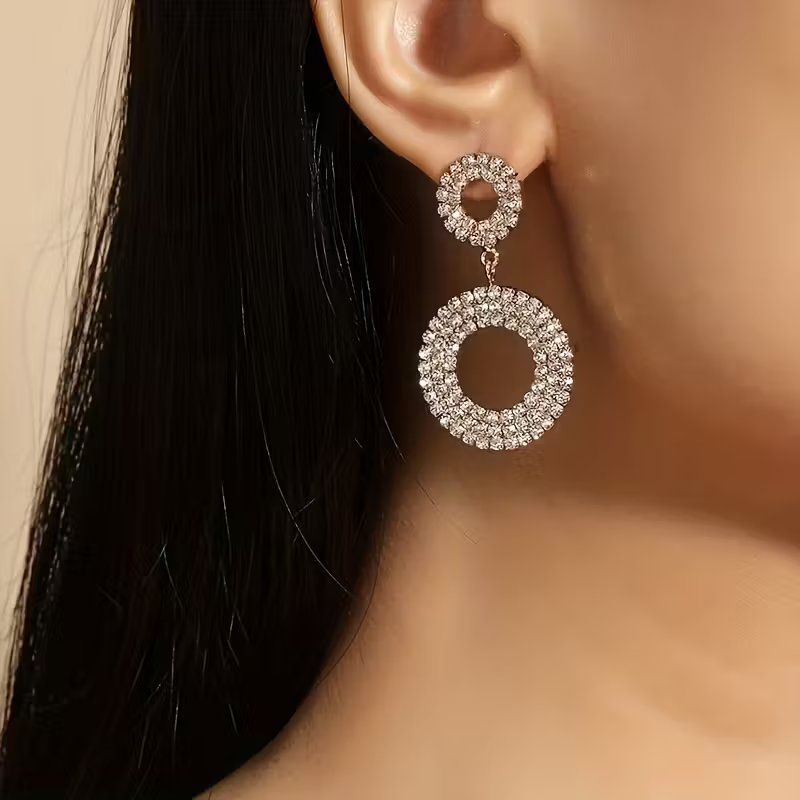 Orecchini pendenti & Orecchini a lobo: STATEMENT versilberte Strasssteine  Ohrringe, Neu* – Nuovo e nell'imballaggio originale da Glattbrugg venduto da majuska01 4