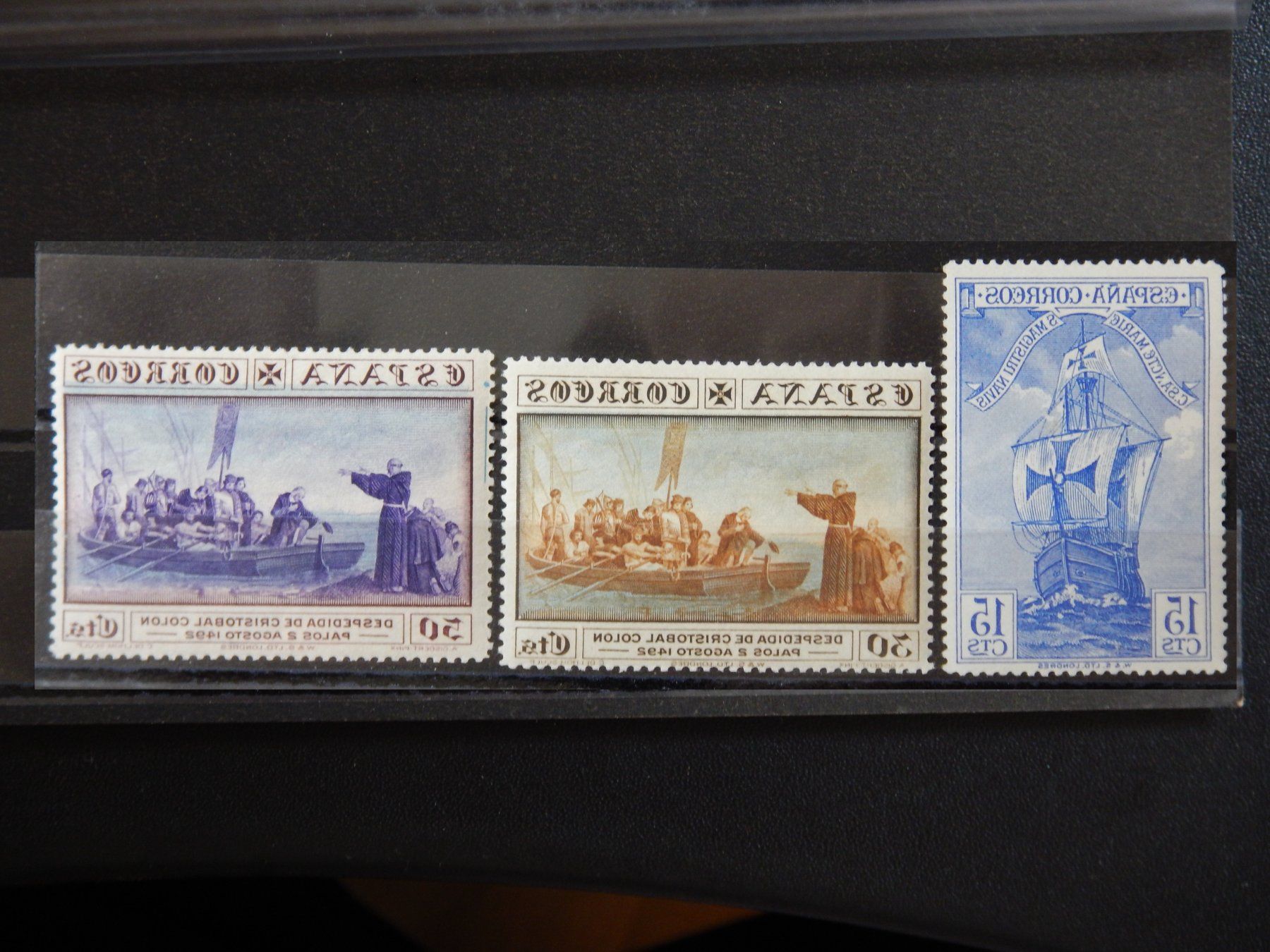 Alle Briefmarken: Spanien Kat. 508, 511 & 513 * 1930 – Gebraucht aus Zürich von Muehlekauf