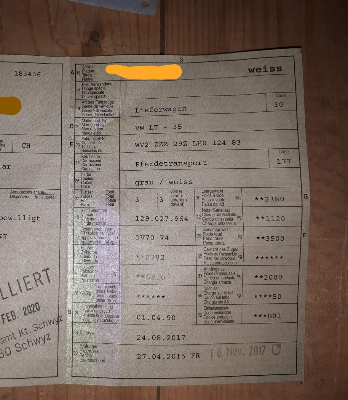 VW Alle Autoersatzteile: Zündschloss VW LT 35 – Gebraucht aus Flawil von Noemli_2 5