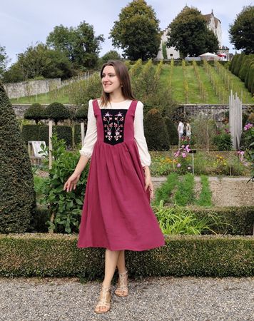 Dirndl Dress, medieval dress S cosplay