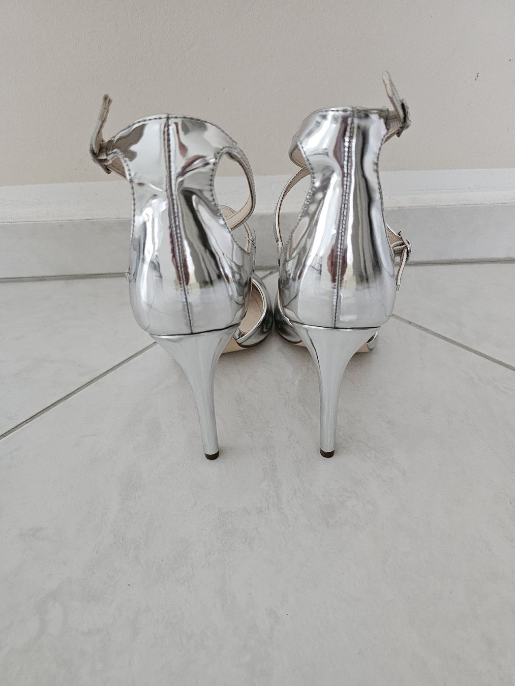 Damenschuhe: Even & Odd High Heel Pumps Silber – Neu (gemäss Beschreibung) aus Steinmaur von Kiki_m240 3