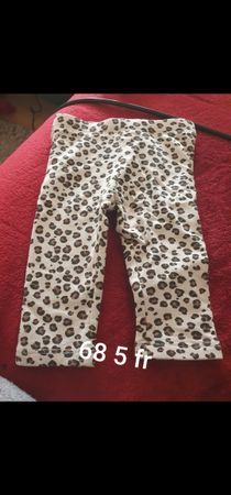 Süsse Mädchen Leggings Gr. 68 Leopard  Print