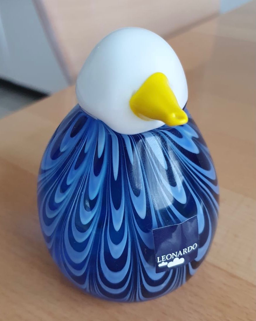 Statuette: Canard décoratif Leonardo en verre – Usato da Biel/Bienne venduto da granitod 1