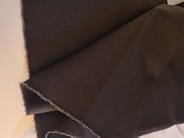 Stoff,  Baumwolle Jeans schwarz