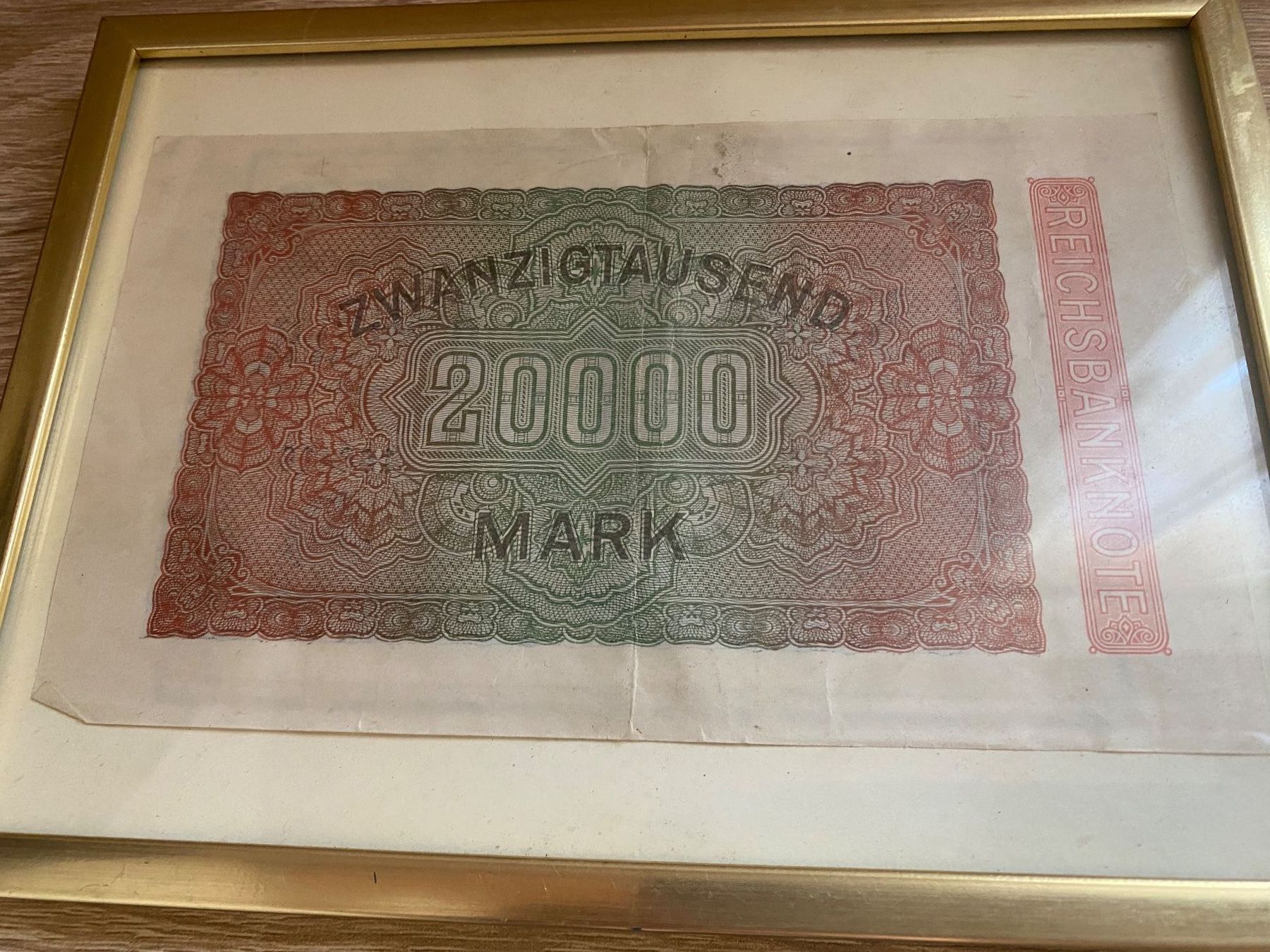 Foto & Immagini: 4 Bilder Deko mit alte Banknoten – Usato da Bösingen venduto da Trigusik 3