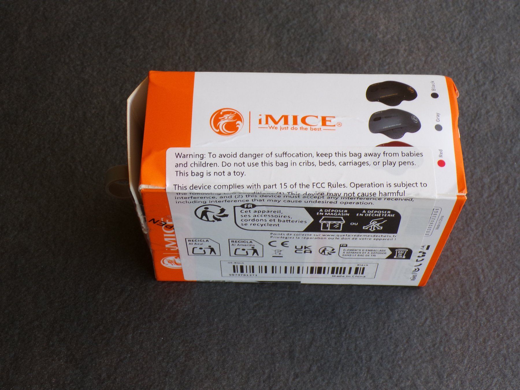 Mouse: iMICE ergonomische Funkmaus – Nuovo (secondo la descrizione) da Uznach venduto da Jstorch 3