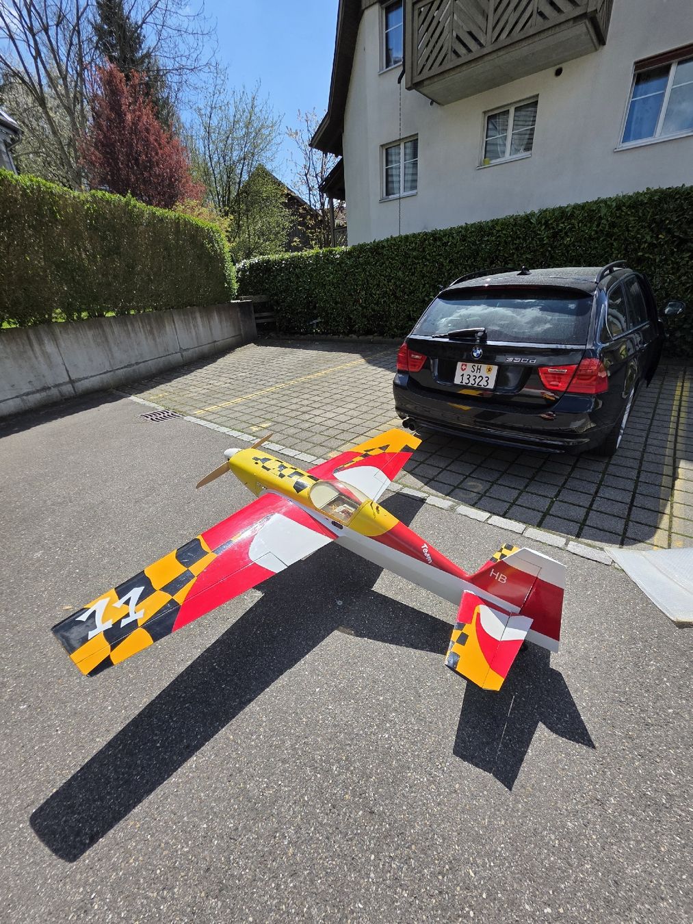 RC Modellbau: 2m Extra mit 80ccm und Raceauspuff im Rumpf – Gebraucht aus Schaffhausen von dixi777boot 1