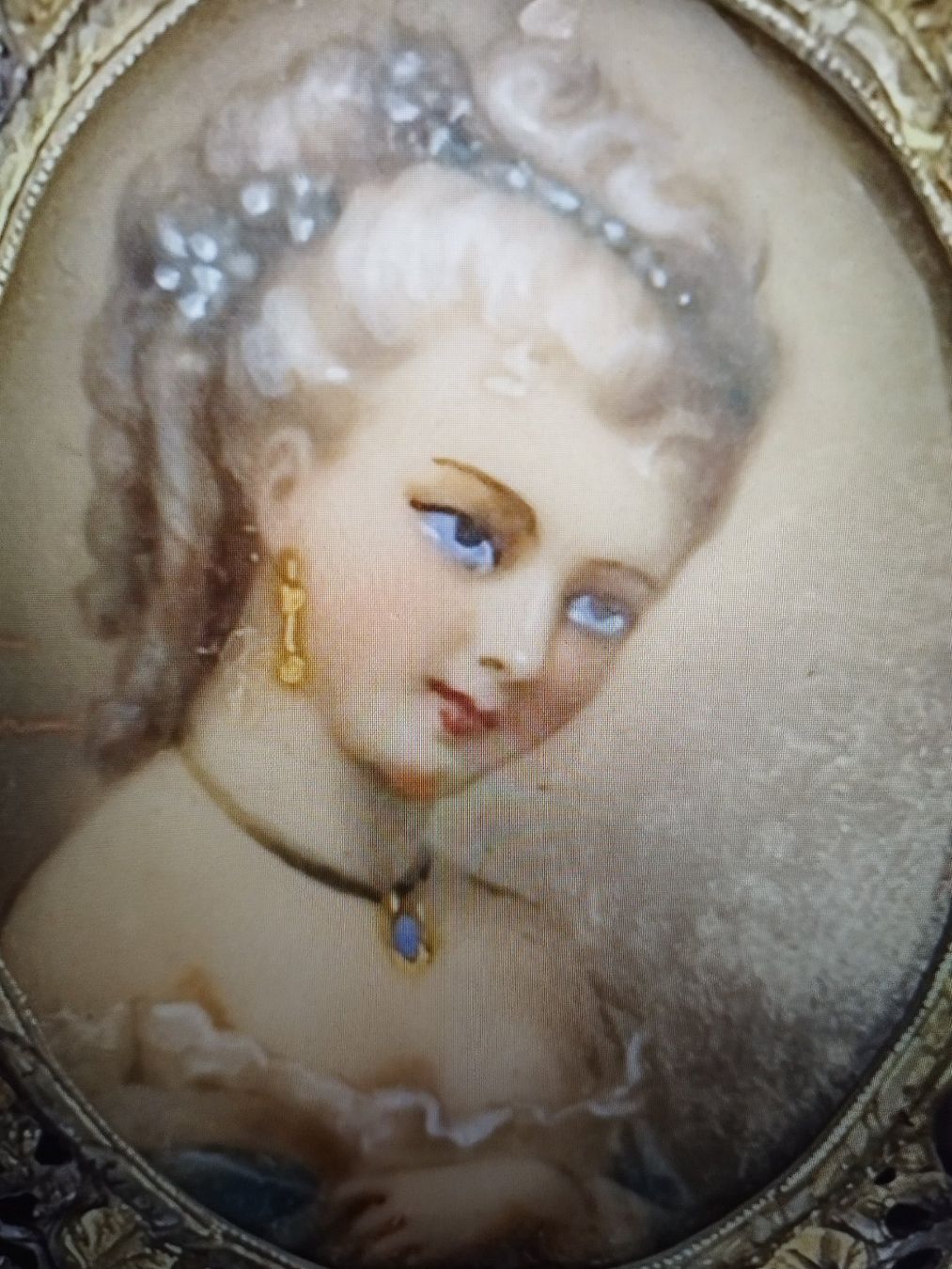 Ciondoli: Vintage Silber Hals-Anhänger Handgemalt – Usato da Basel venduto da pro_79rs 1
