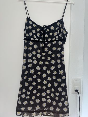 Mini-Kleid Blumenmuster 