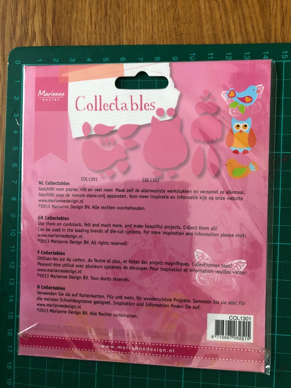 Schablonen: Marianne Design-Vogel- Vorlage, Stanzschablonen, Schablone – Neu und originalverpackt aus Fischbach-Göslikon von 78anna 1