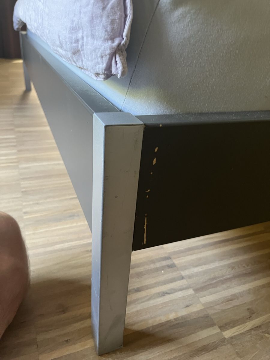 Letti: 160x200cm Bettgestell Dunkelgrau mit Lattenrost – Usato da Zürich venduto da FrankG 8