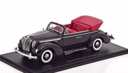 Opel Admiral Cabriolet 1937-1939 schwarz  1:43 von Neo Scale